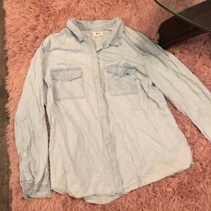 Light blue jean shirt